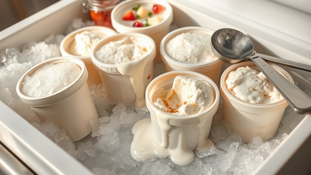 store ice cream properly