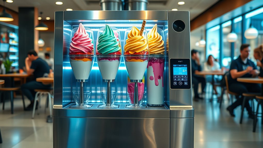 sustainable digital ice cream machines