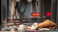 troubleshoot ice cream machine
