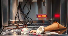 troubleshoot ice cream machine