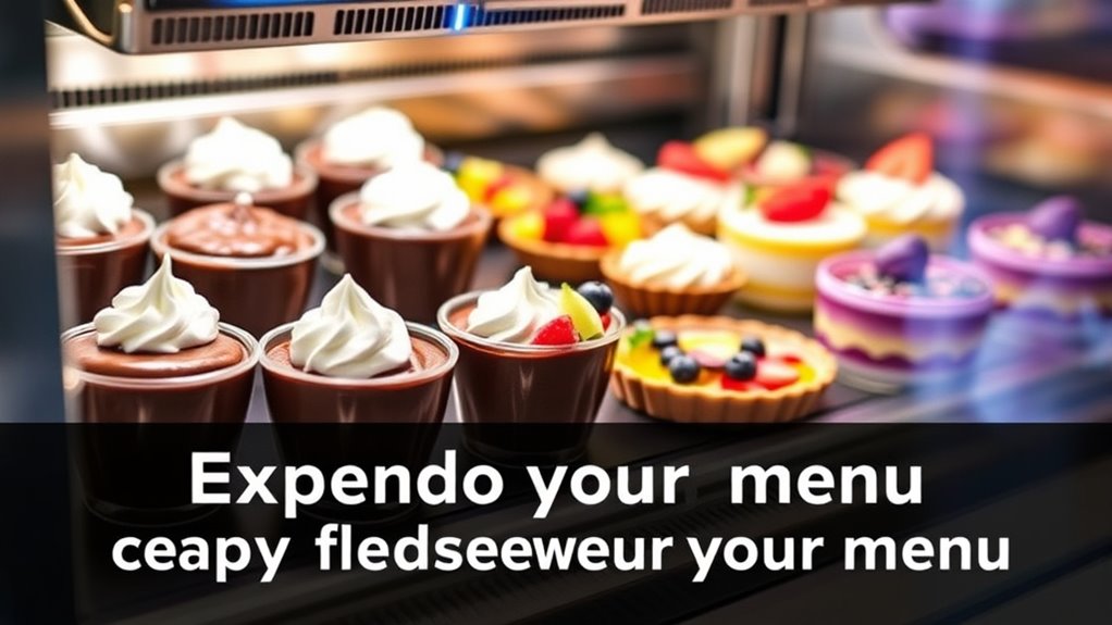 versatile machine for desserts