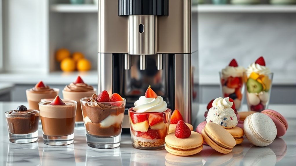 versatile maintained dessert presentation