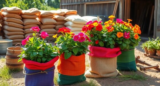 burlap sack upcycling ideas