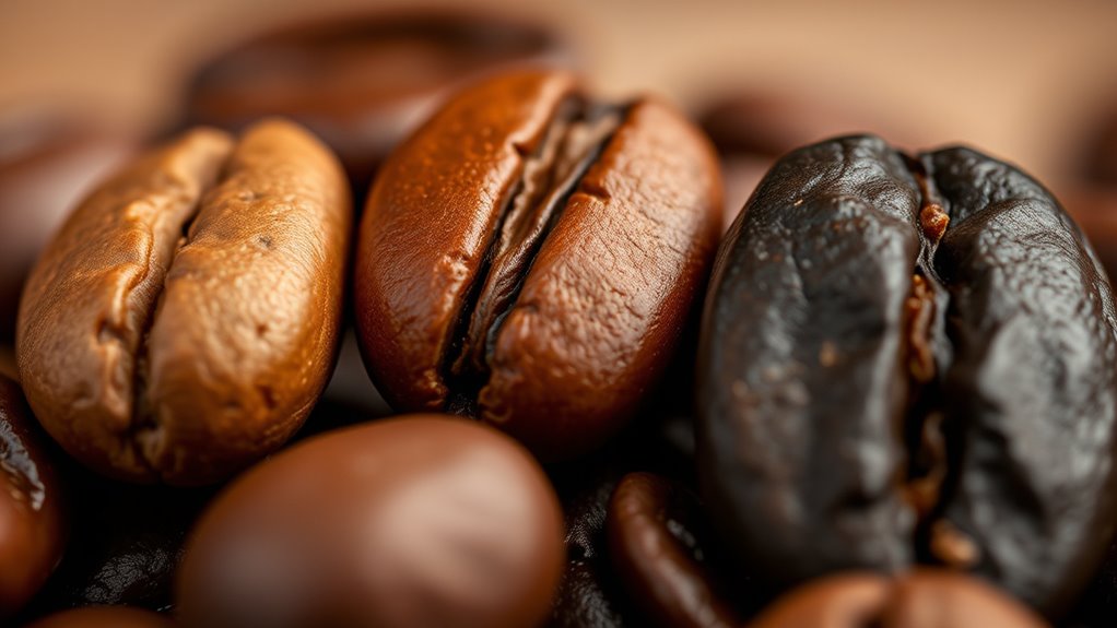 coffee bean color change