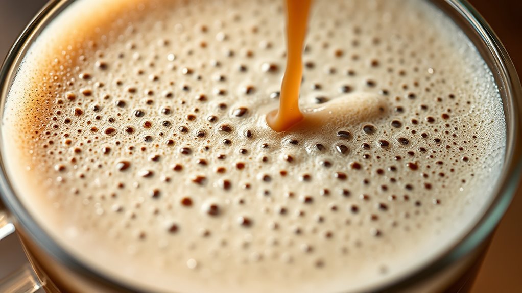 coffee bloom bubble physics