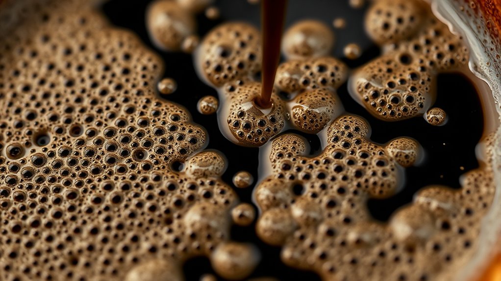 coffee bloom reveals freshness