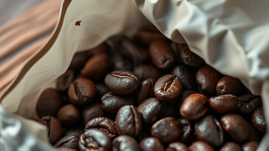 coffee oils degrade quickly