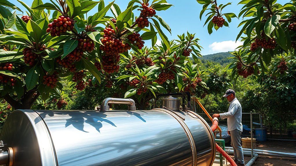 coffee pulp composting prevents pollution