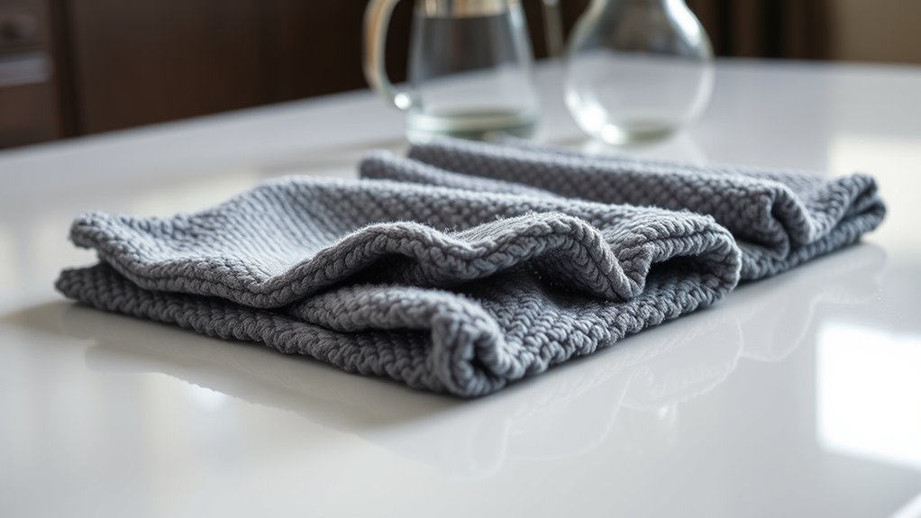 dry microfiber cleans effectively