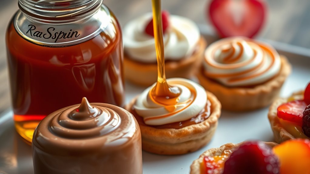 enhances creamy fruit desserts