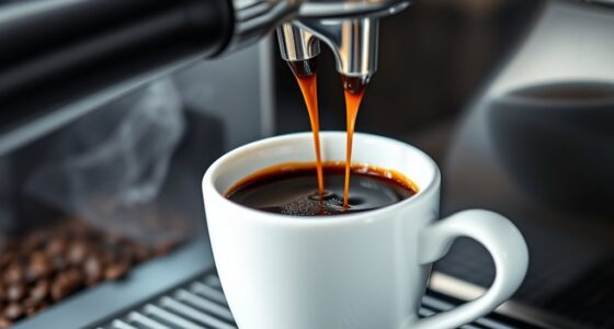increased espresso flow rate