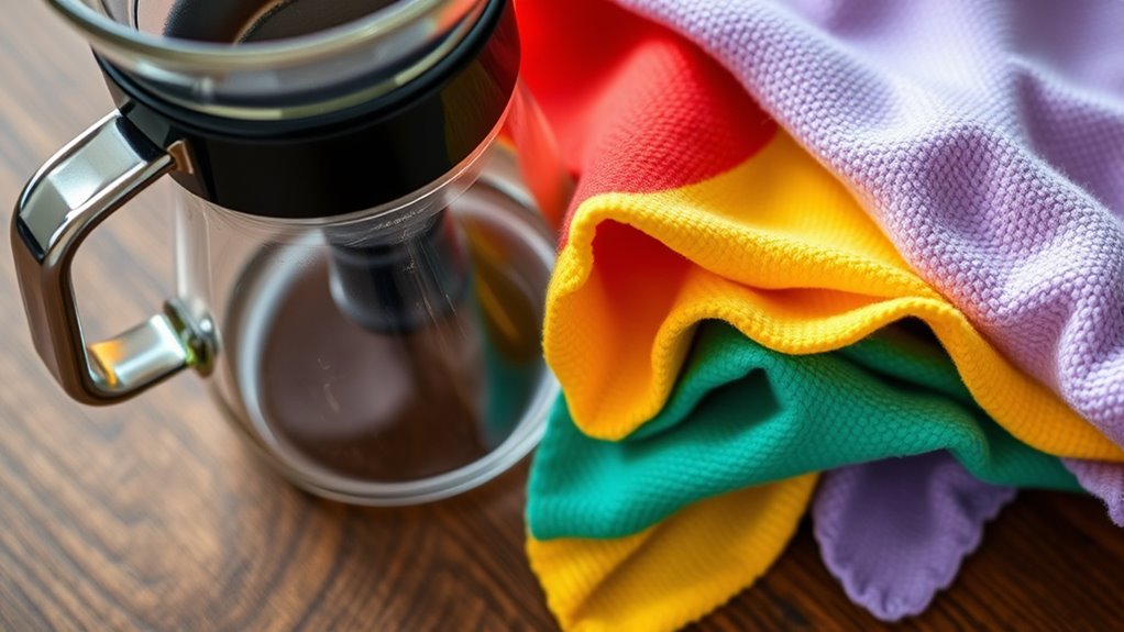 microfiber scratches coffee gear