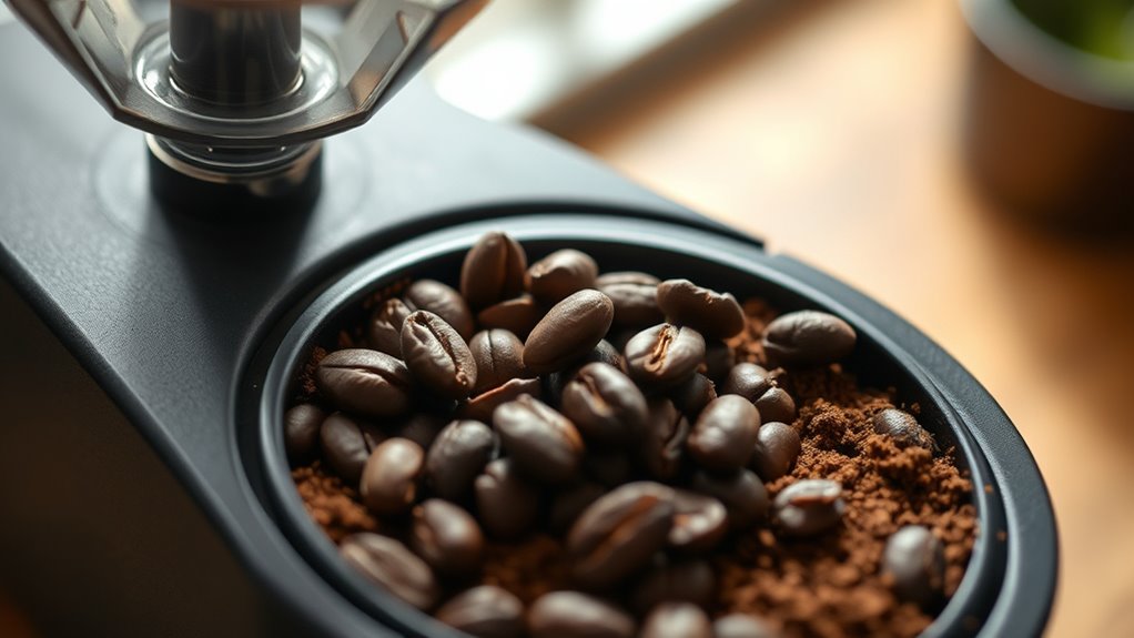 minimize grinder retention effectively