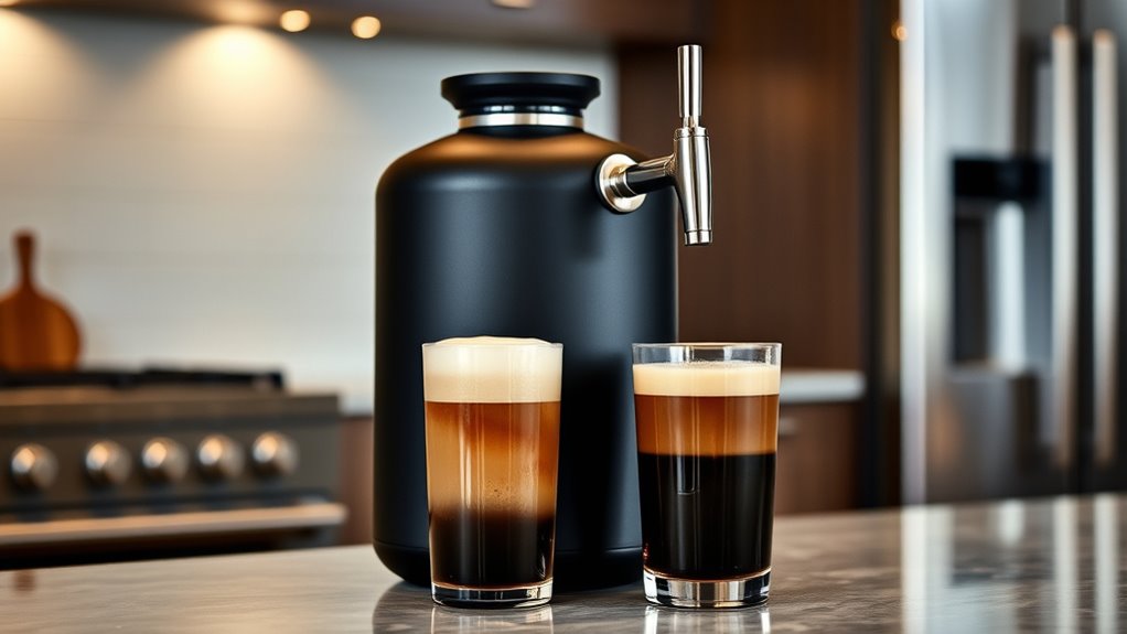 nitro coffee pressure system