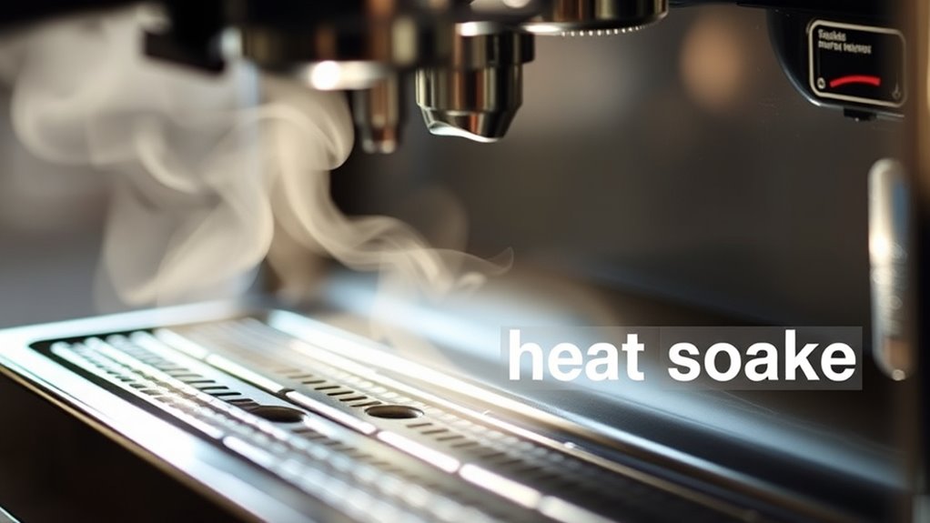 residual heat affects espresso consistency