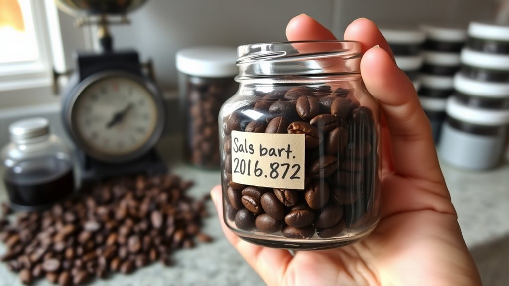 store beans in airtight cool darkness