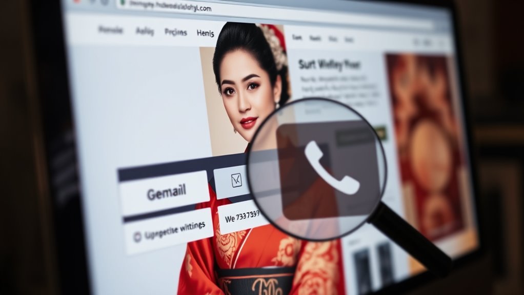 verify authentic contact details