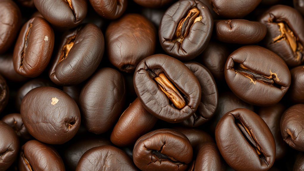 visible bean defects