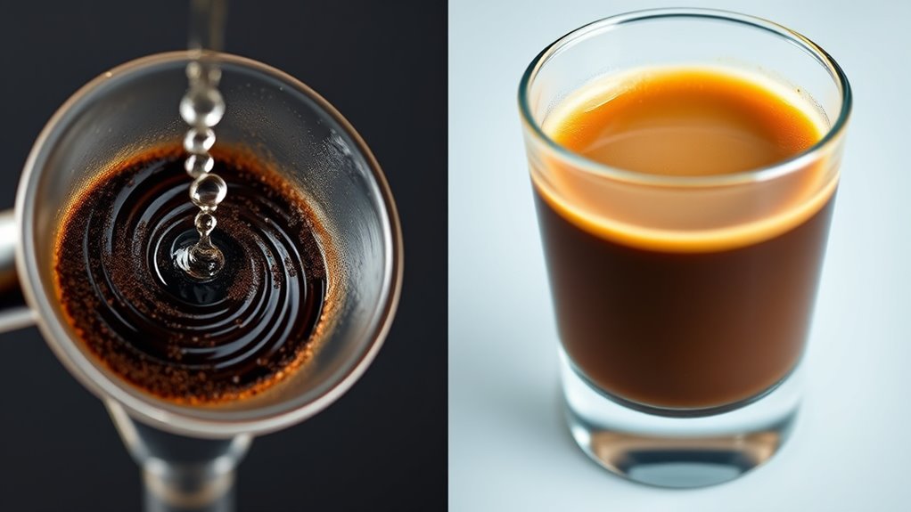 water flow and brewing time