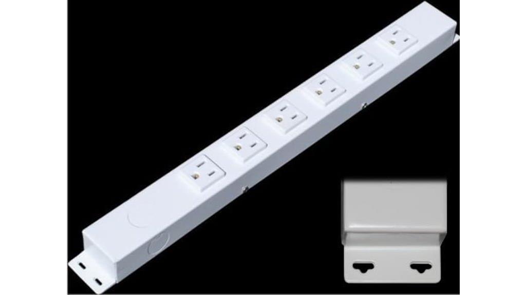 16 inch hardwired power strip