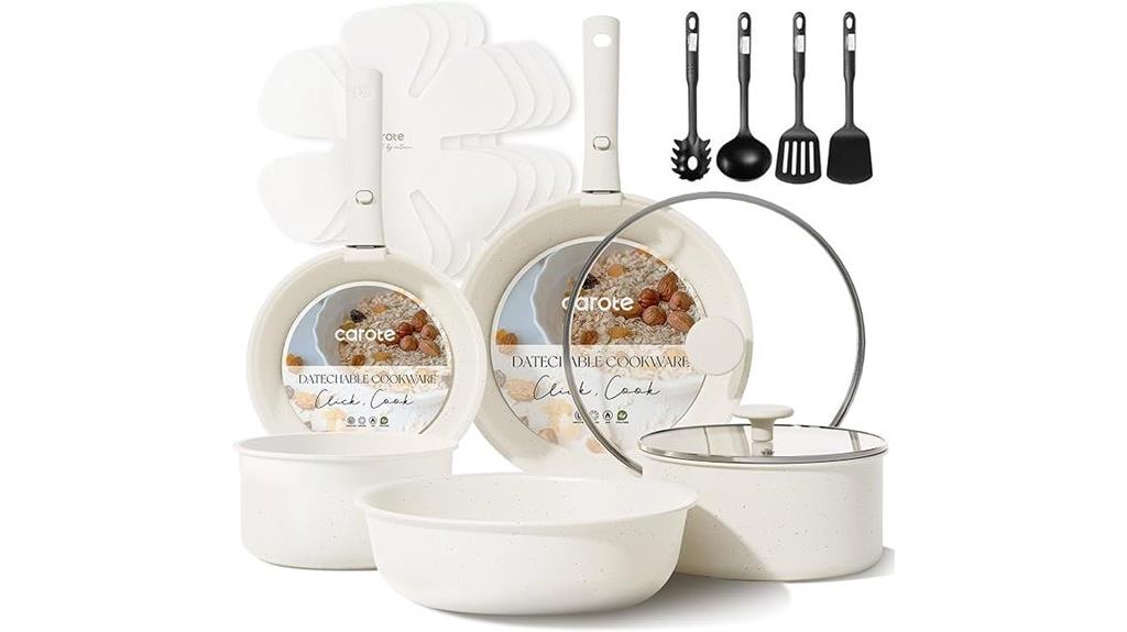 17 piece nonstick cookware set