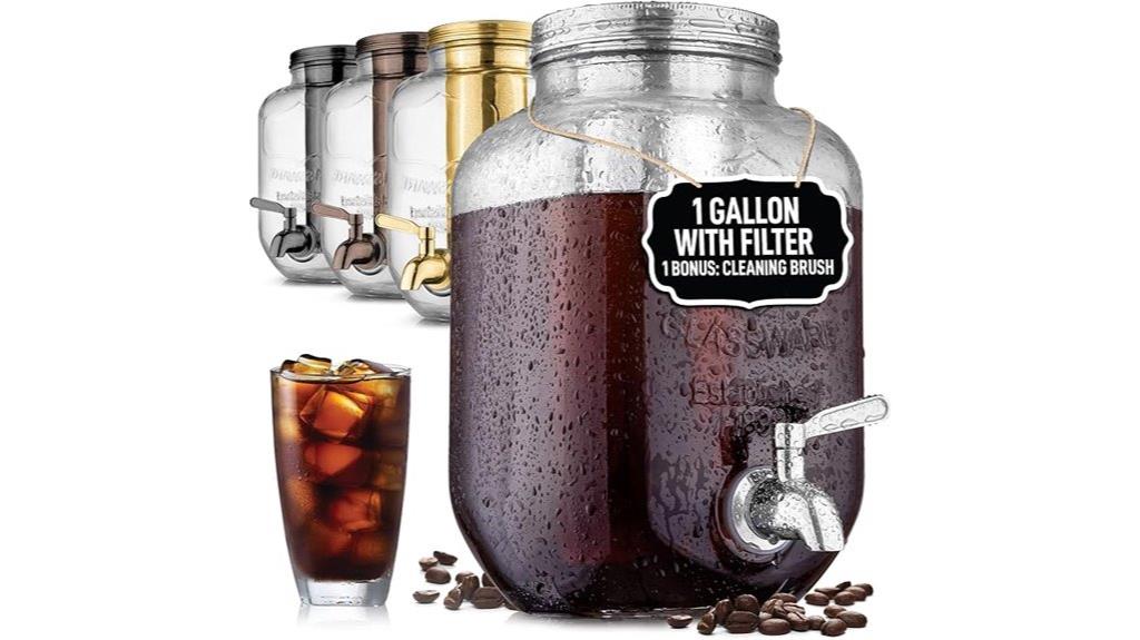1 gallon cold brew coffee maker