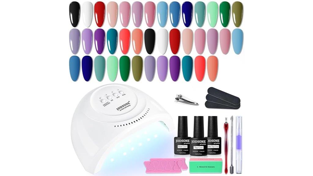 20 color gel nail kit