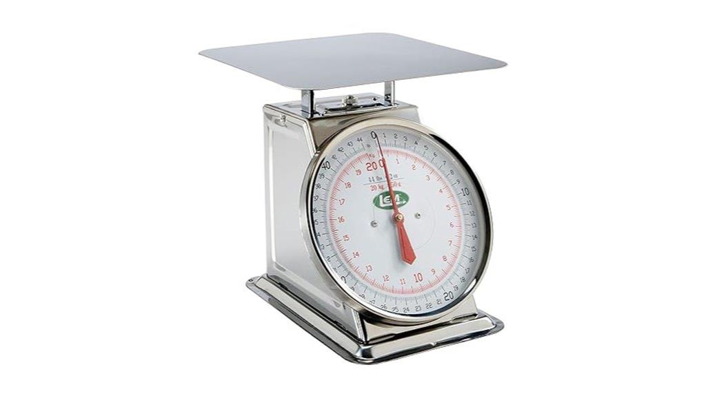 44 lb stainless steel scale