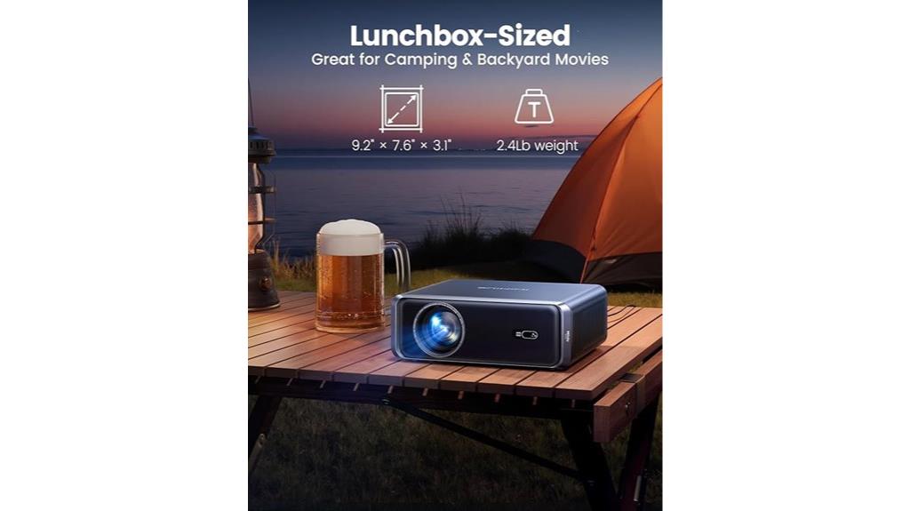4k wifi6 outdoor projector
