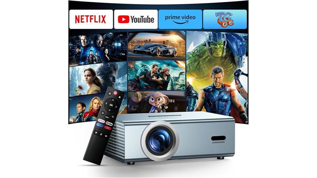 4k wifi bluetooth projector