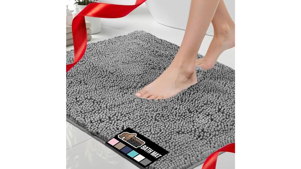 absorbent microfiber bath rug
