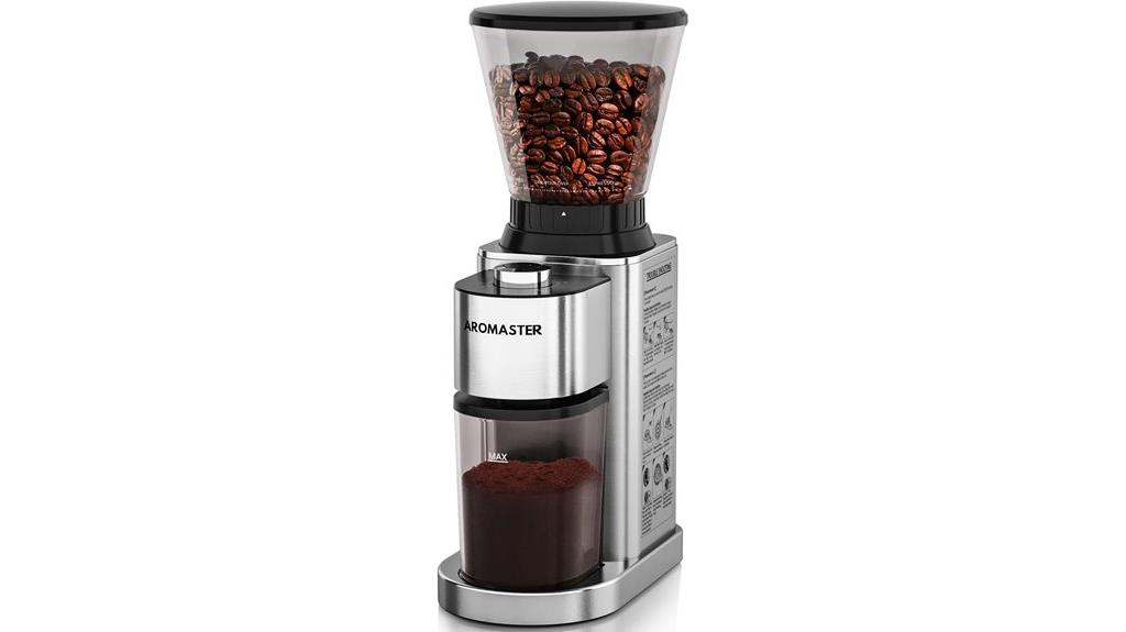 adjustable timer coffee grinder