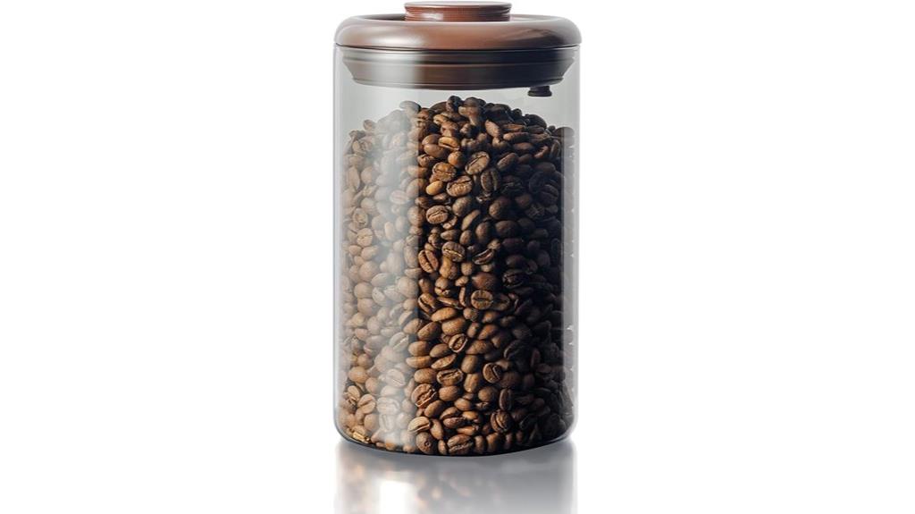 airtight ground coffee storage