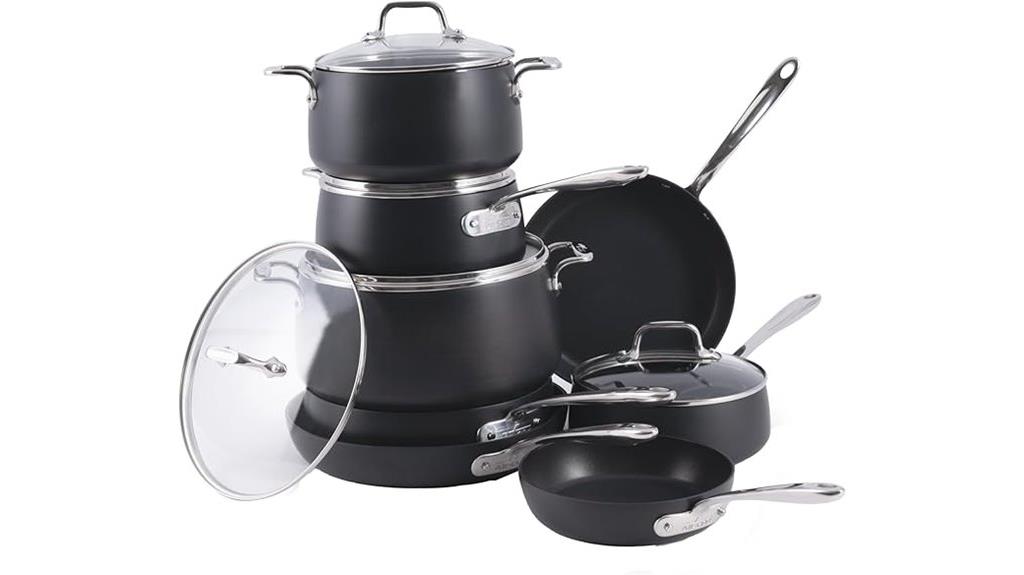 all clad 13 piece cookware