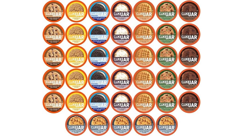assorted coffee pod collection