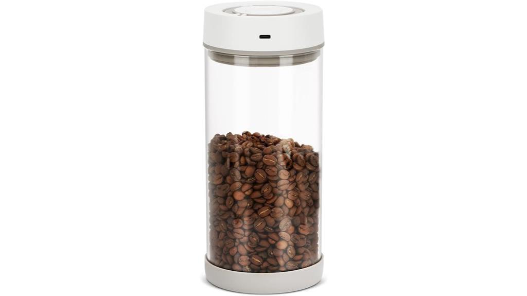 automatic coffee storage canister
