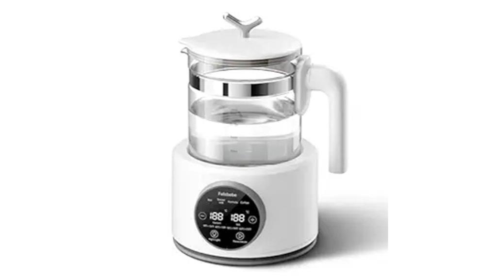 baby bottle and kettle