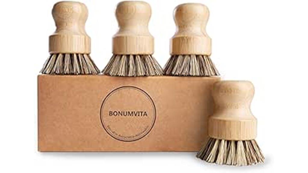 bamboo pot cleaning set