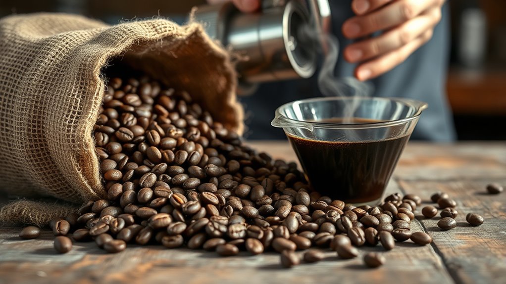 beans undergo precise transformations