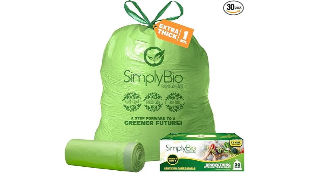 biodegradable 13 gallon trash liners