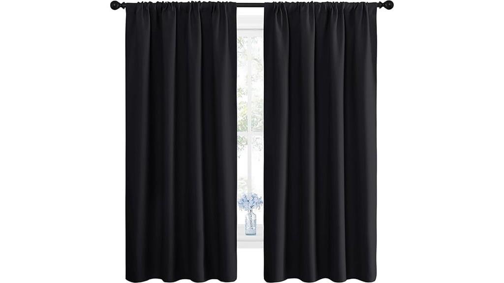 blackout curtain panels set