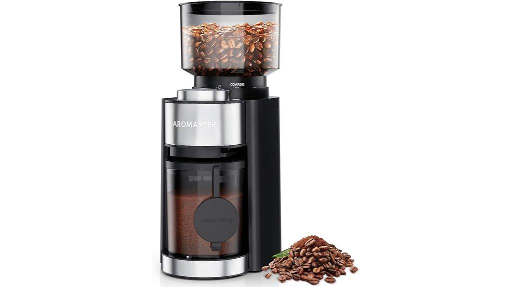 burr grinder 25 settings