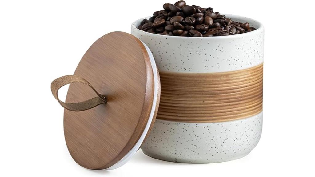 ceramic kitchen storage jar