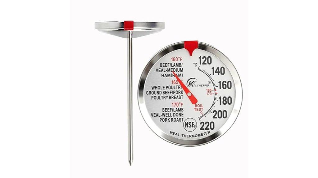 certified instant meat thermometer