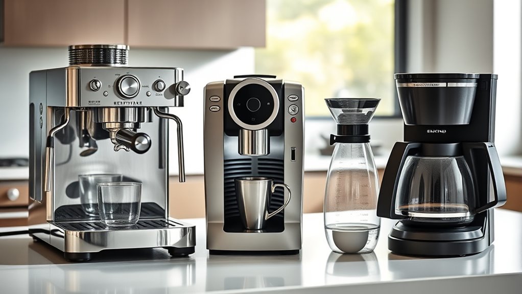 choosing coffee machine preferences