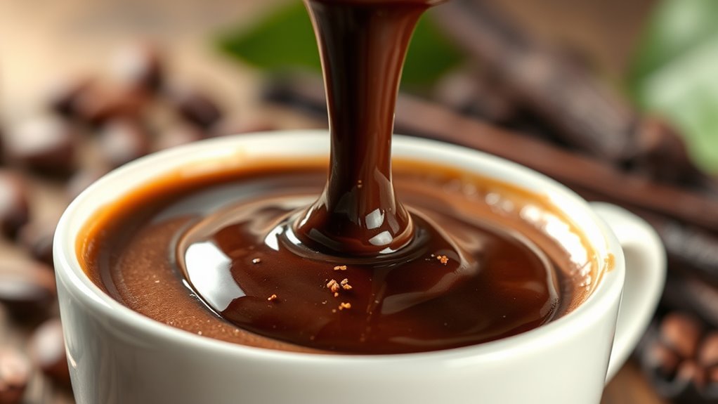 choosing organic chocolate sauce