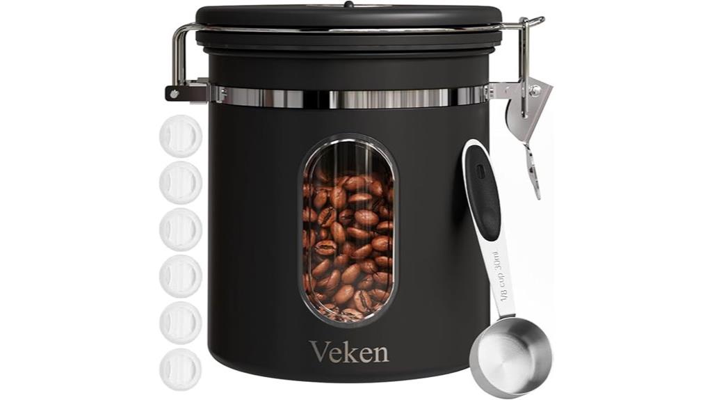 clear view coffee storage