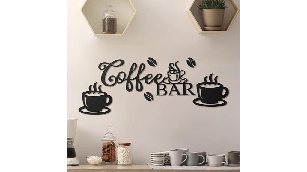coffee bar wall sign