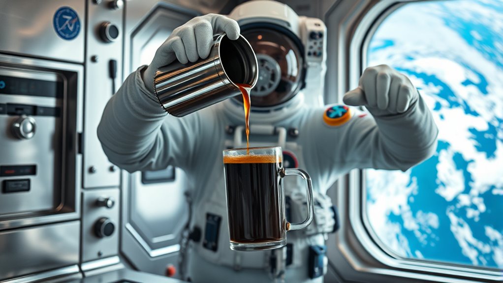 coffee boosts space morale