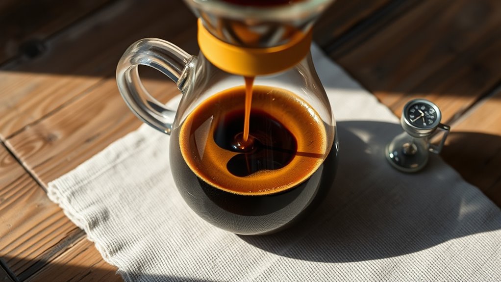 coffee flavor development over time
